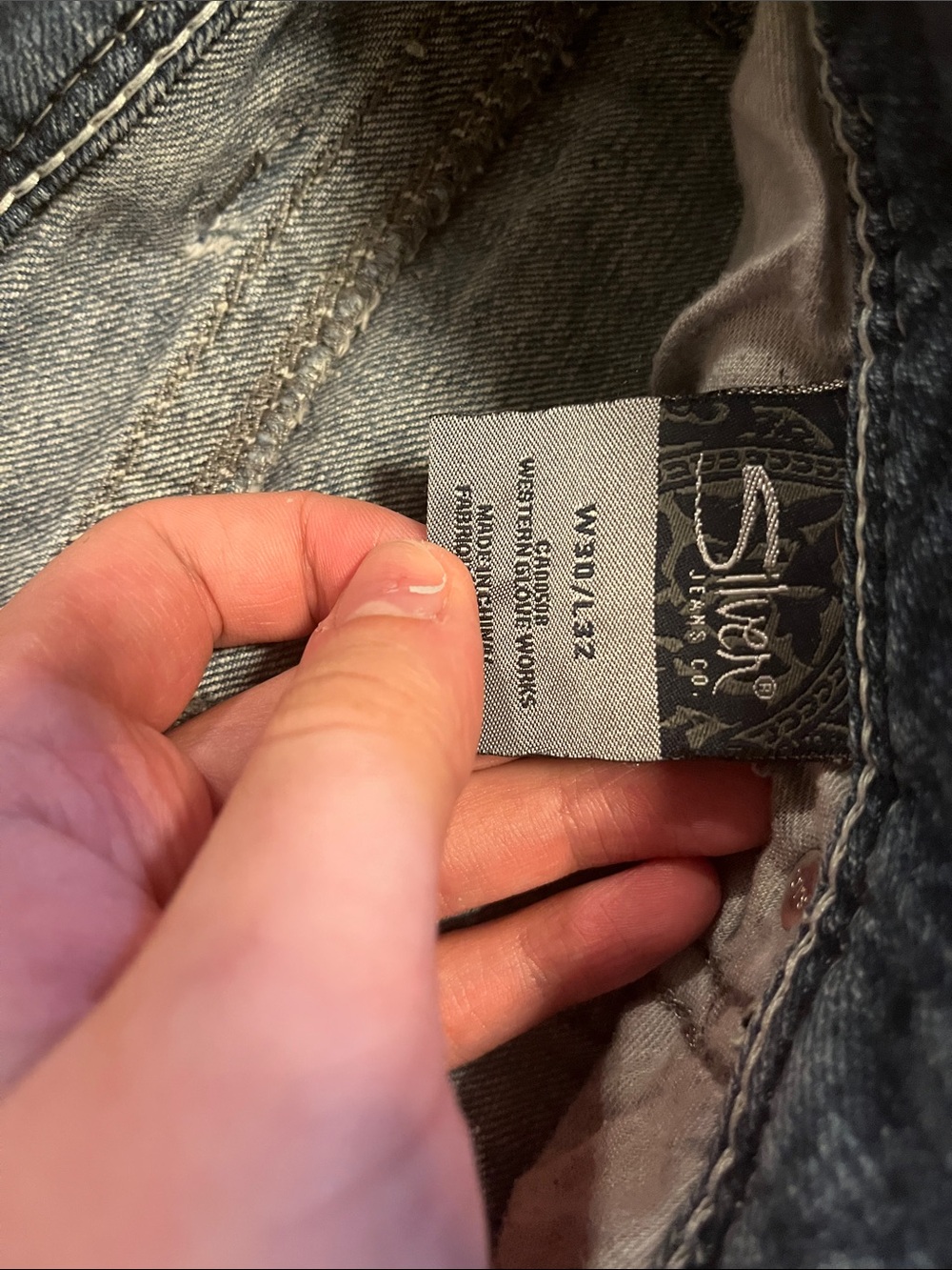 Silver Jeans Women's Dark Blue Flare Jeans - Picture 2 of 5